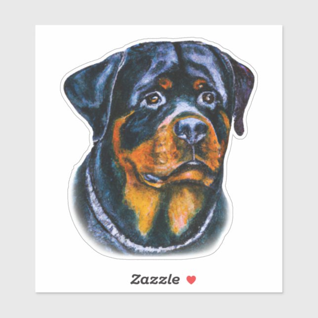 Watercolor Rottweiler  (Sheet)