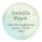 Watercolor Round Address Label