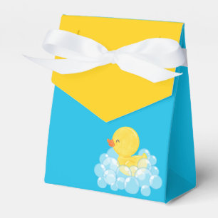 Watercolor Rubber Duck Birthday Treat Favour Box
