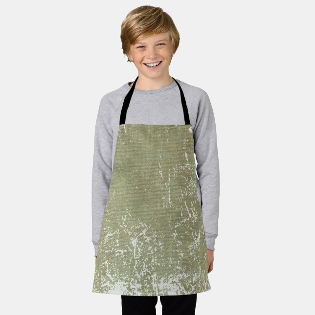 Watercolor Rustic Aesthetic  Apron (Worn)