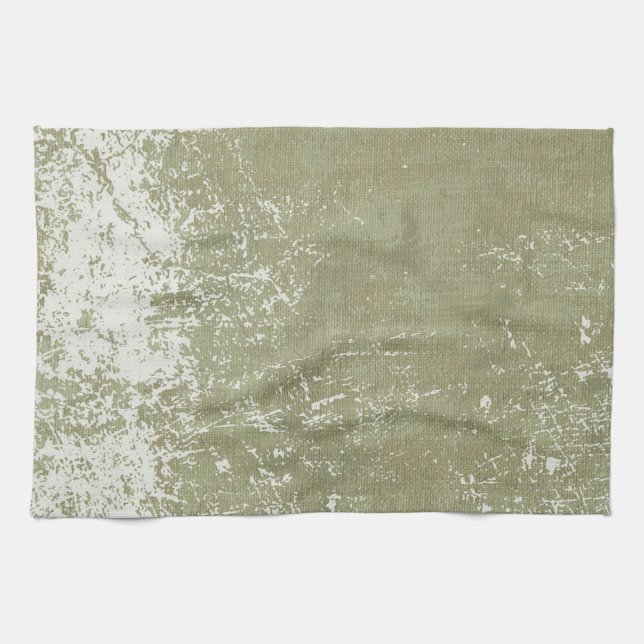Watercolor Rustic Aesthetic  Tea Towel (Horizontal)