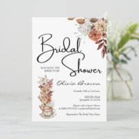 Watercolor Rustic Botanical Bridal Shower Photo 