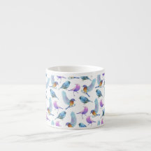 Watercolor Safari: Birds (Customise BG Colour!)