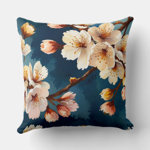 Watercolor Sakura Dreams Cushion