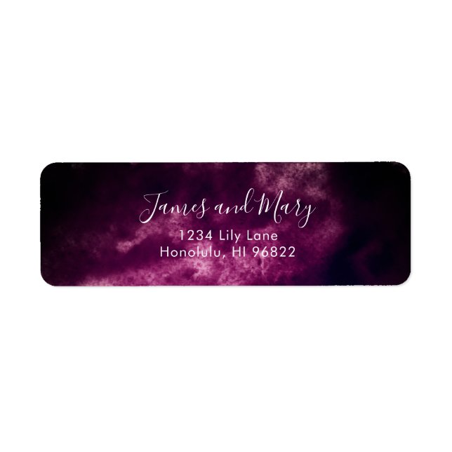Watercolor Sangria, Burgundy (Front)