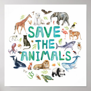 Animal Cruelty Posters & Prints | Zazzle UK