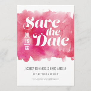 Watercolor Save the Date