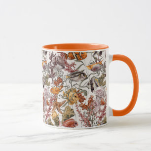 Watercolor Sea Life Pattern 2 Mug