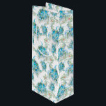 Watercolor Sea Turtle Beach Christmas Wine Gift Bag<br><div class="desc">Tropical style gift bag features a replica of my original hand painted watercolor sea turtles and Christmas botanicals on a crisp white background. These gift bags coordinates beautifully with Do Tell A Belle's Christmas Sea Turtle suite. Stylish and cute, they are perfect for beach Christmas gifts. Small orders and bulk...</div>