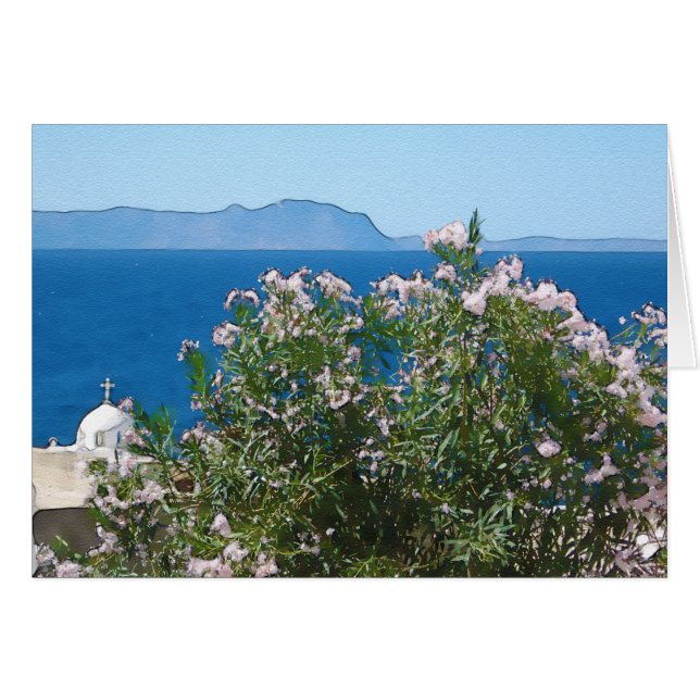 Watercolor sea view (Front Horizontal)