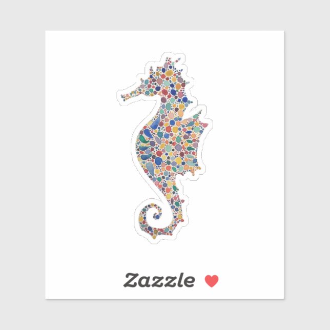 Watercolor Seahorse (Sheet)