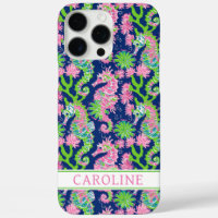 Watercolor Seahorses Monogrammed