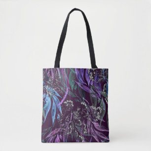 Watercolor seamless pattern. Branch with berry Wat Tote Bag