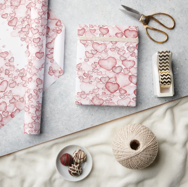 watercolor seamless pattern featuring numerous sof wrapping paper (Crafts)