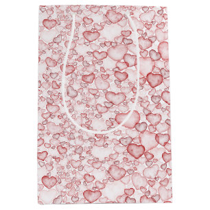 watercolor seamless pattern medium gift bag
