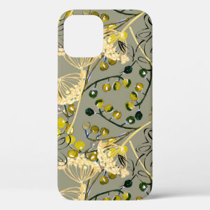 Watercolor Seamless Pattern Vintage Design iPhone 12 Case