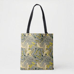 Watercolor Seamless Pattern Vintage Design Tote Bag