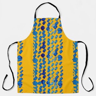 Watercolor seamless pattern with abstract spots an apron