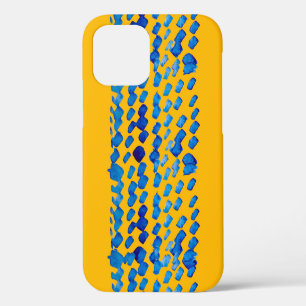 Watercolor seamless pattern with abstract spots an iPhone 12 case