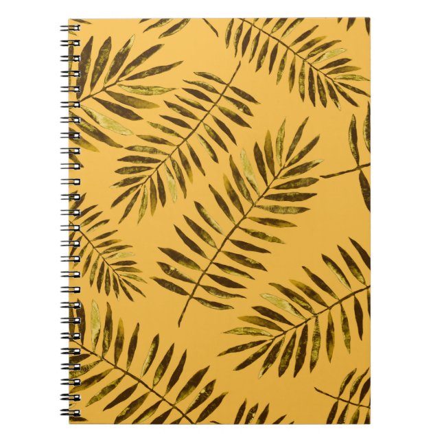 Watercolor seamless pattern with colourful abstrac notebook (Front)