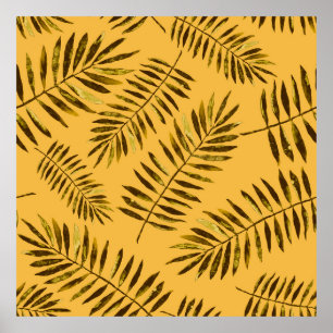 Watercolor seamless pattern with colourful abstrac poster