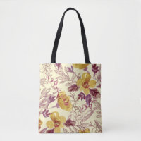 Watercolor Seamless Pattern with Contoured Element