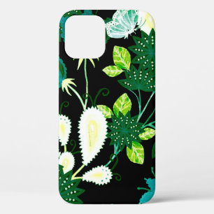 Watercolor seamless pattern with fantasy flowers a iPhone 12 case