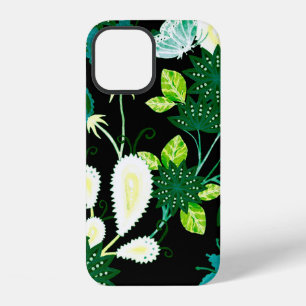 Watercolor seamless pattern with fantasy flowers a iPhone 12 case