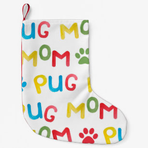 Watercolor seamless pattern with letterings and an small christmas stocking