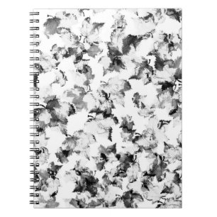 Watercolor seamless pattern with vintage pattern - notebook