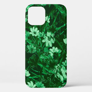 Watercolor seamless summer pattern. Floral illustr iPhone 12 Case