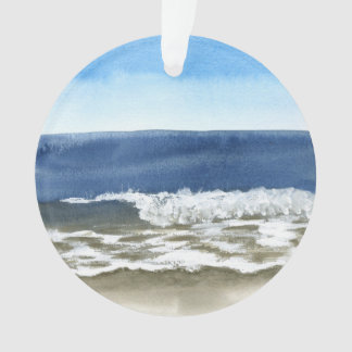 Watercolor Seascape Ornament