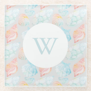 Watercolor Seashell Coaster