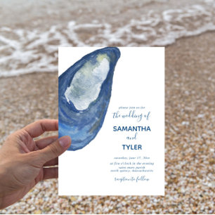 Watercolor Seashell Invitation