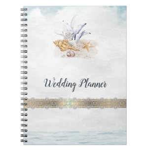 Watercolor Seashells,Sea  Notebook