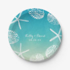 Watercolor Seashells Summer Beach Wedding