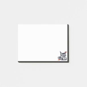 Watercolor Semi  truck Tractor Trailer Truck Post-it Notes