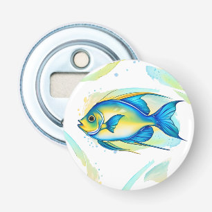 Watercolor Series: Angelfish Bottle Opener