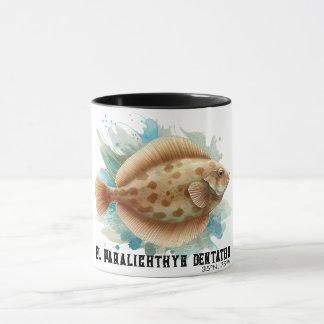 Watercolor Series: Flounder/Flatfish Mug