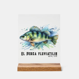 Watercolor Series: Perch Acrylic Sign