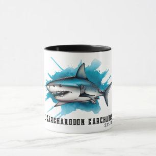 Watercolor Series: Shark Mug