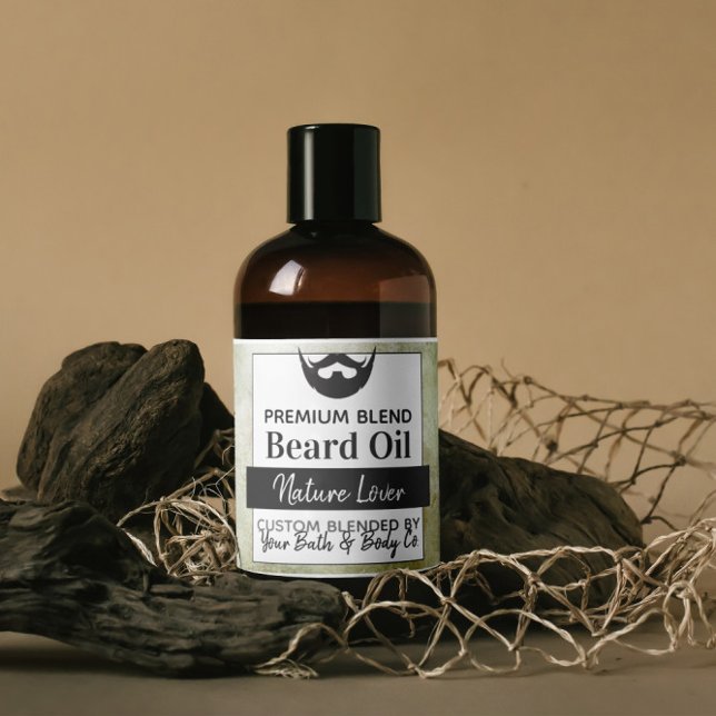Watercolor Shades of Green Beard Oil + Ingredients (Creator Uploaded)