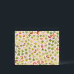 Watercolor Shamrocks & Rainbows Irish St Patty's Postcard<br><div class="desc">Watercolor pattern of shamrocks and rainbows brings you the luck of the Irish and decorates this card. Hand painted by me for you. Add your own text or change the colours. For more designs and colours check my shop! Or let me know if you'd like something custom.</div>