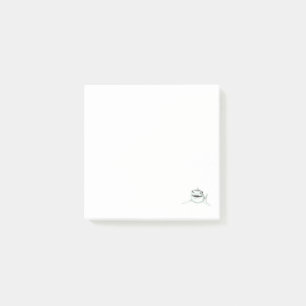 watercolor shark smiling grey green ocean animal post-it notes