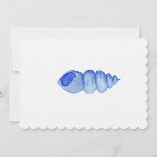 Watercolor Shell Thank You Card