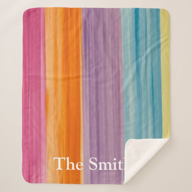 WATERCOLOR SHERPA BLANKET (Front)