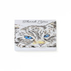 Watercolor Siamese Ragdoll Cat Personalised Card