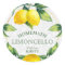 Watercolor Sicilian Lemons Homemade Limoncello