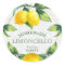 Watercolor Sicilian Lemons Homemade Limoncello