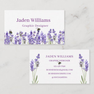 Watercolor Simple Elegant Boho Modern Business Card